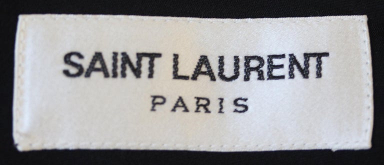 Saint Laurent One-Shoulder Polka Dot Silk-Georgette Mini Dress For Sale ...