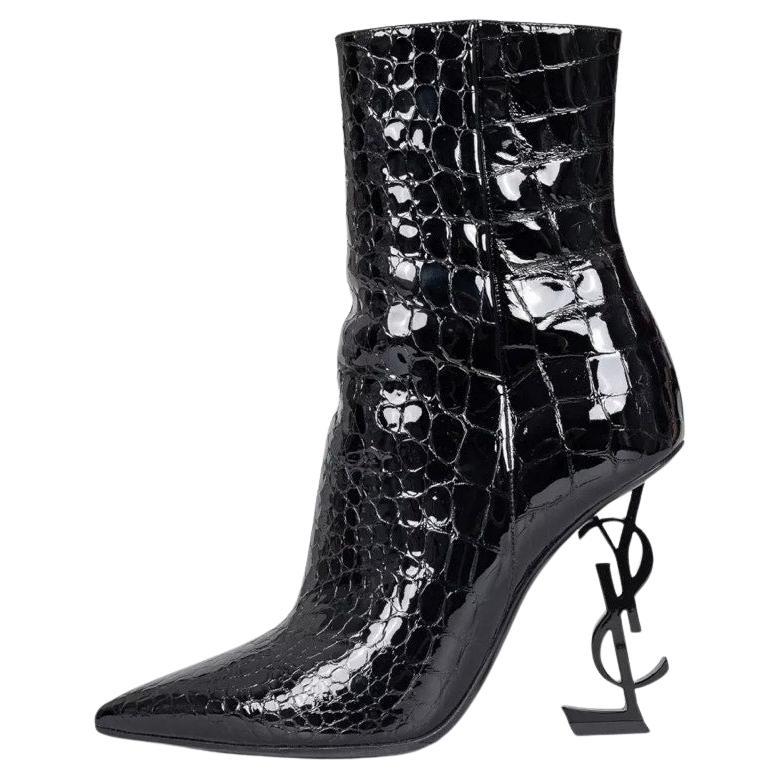 Saint Laurent Opyum Lederstiefel - Größe 38.5