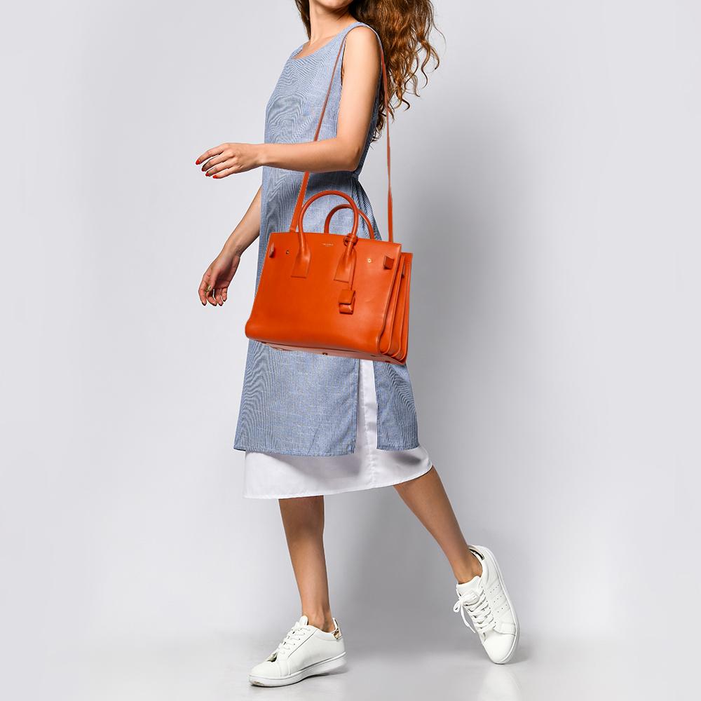 saint laurent orange bag