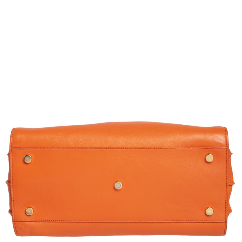 orange ysl bag