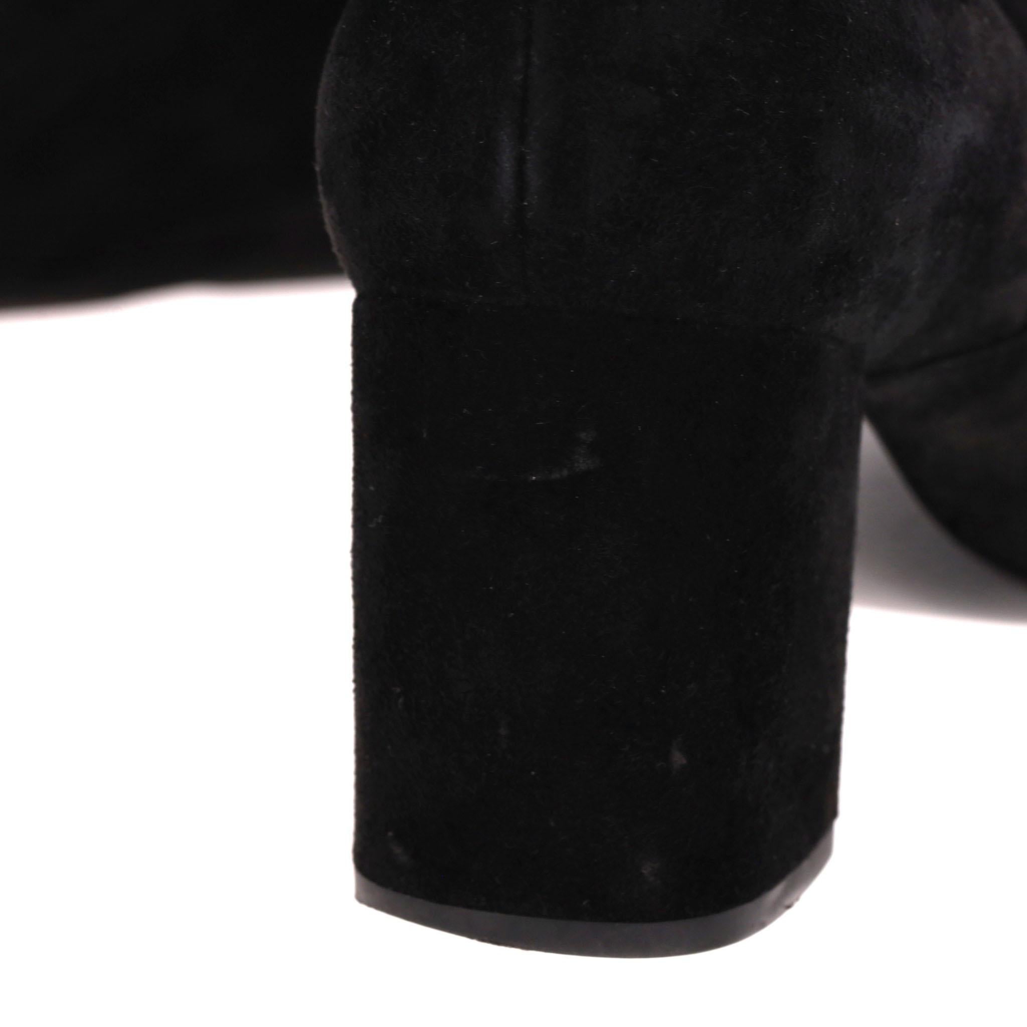 Saint Laurent Over-The-Knee Suede Boots 5