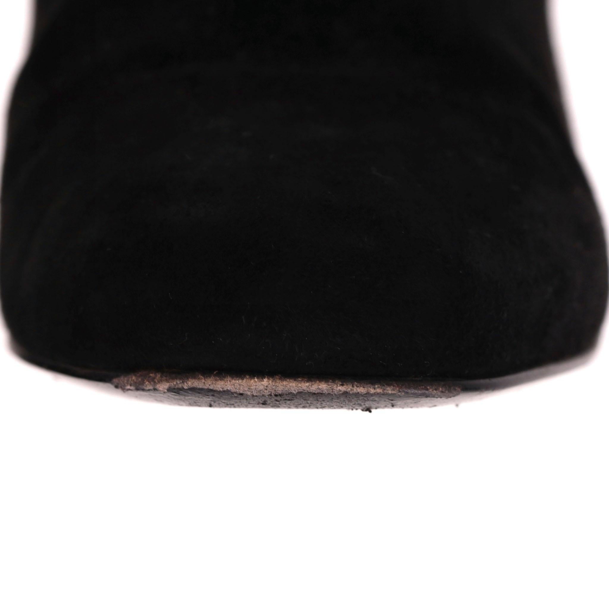 Saint Laurent Over-The-Knee Suede Boots 3