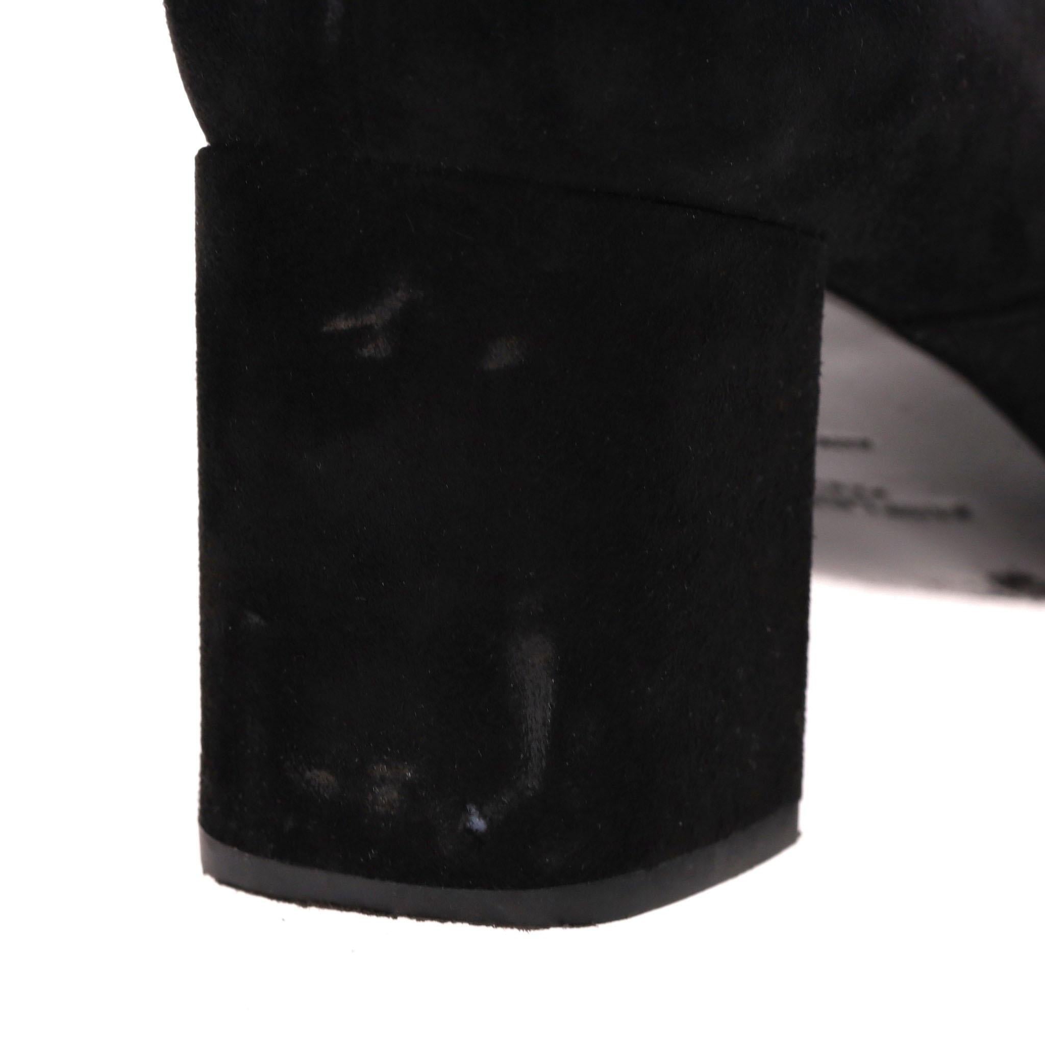 Saint Laurent Over-The-Knee Suede Boots 4