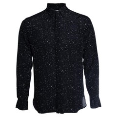 Saint Laurent, camicia con schizzi di vernice