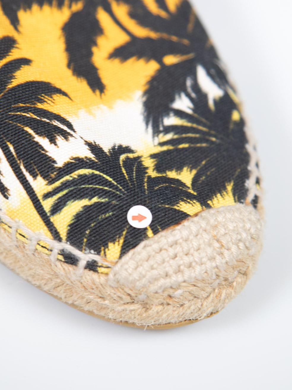 Saint Laurent Palm Tree Print Espadrilles Size IT 40 For Sale 2