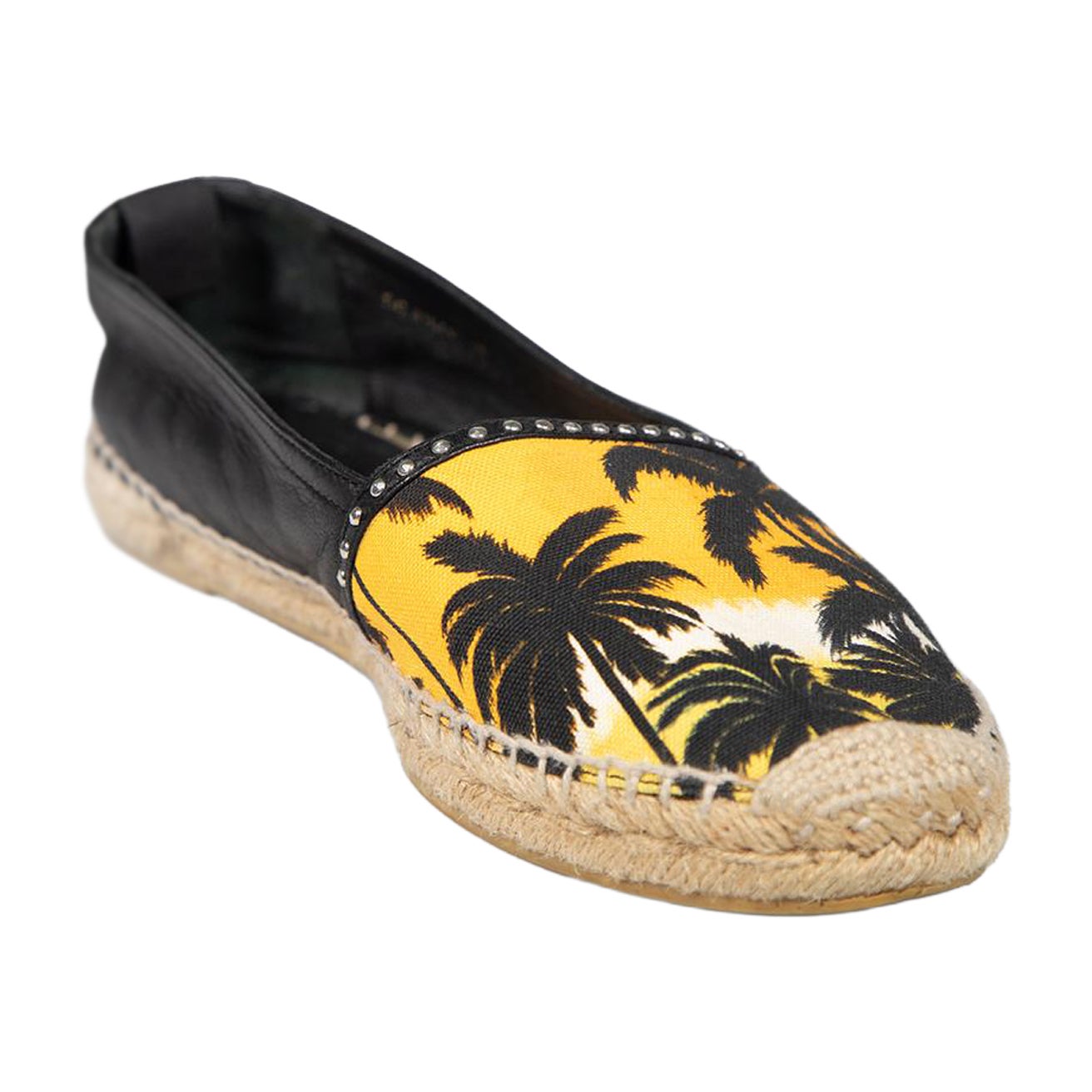 Saint Laurent Palm Tree Print Espadrilles Size IT 40 For Sale