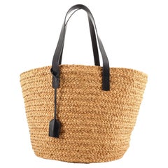 Saint Laurent Panier Basket Shopper Raffia Medium