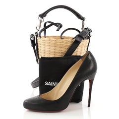 Saint Laurent Panier Basket Tote Wicker Small