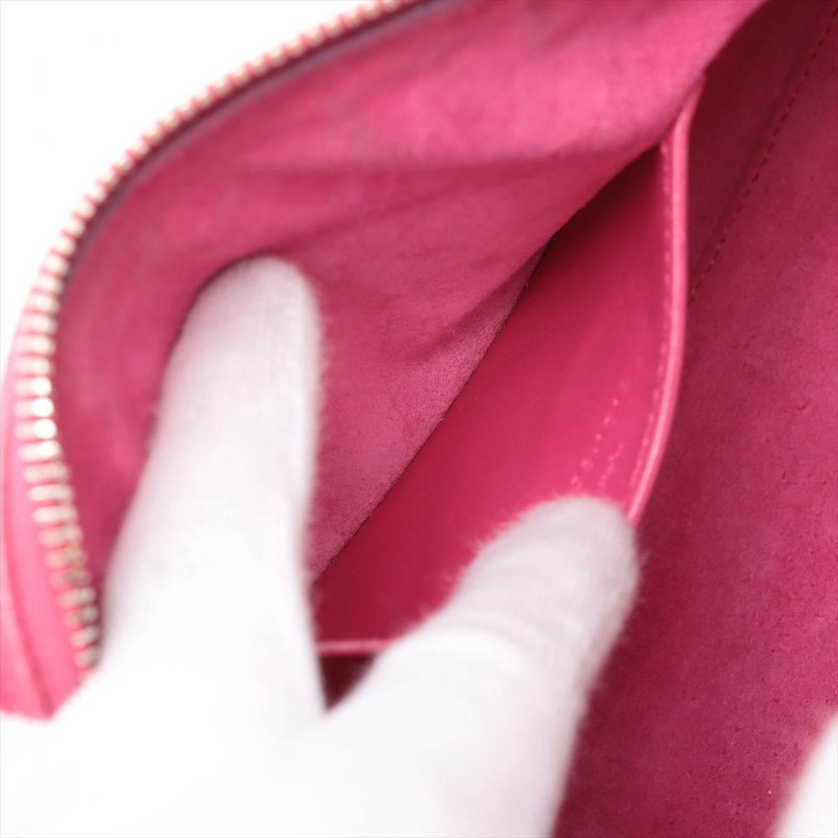 Saint Laurent Paris - Sac à main rose bigarré en cuir souple pour bébé 5