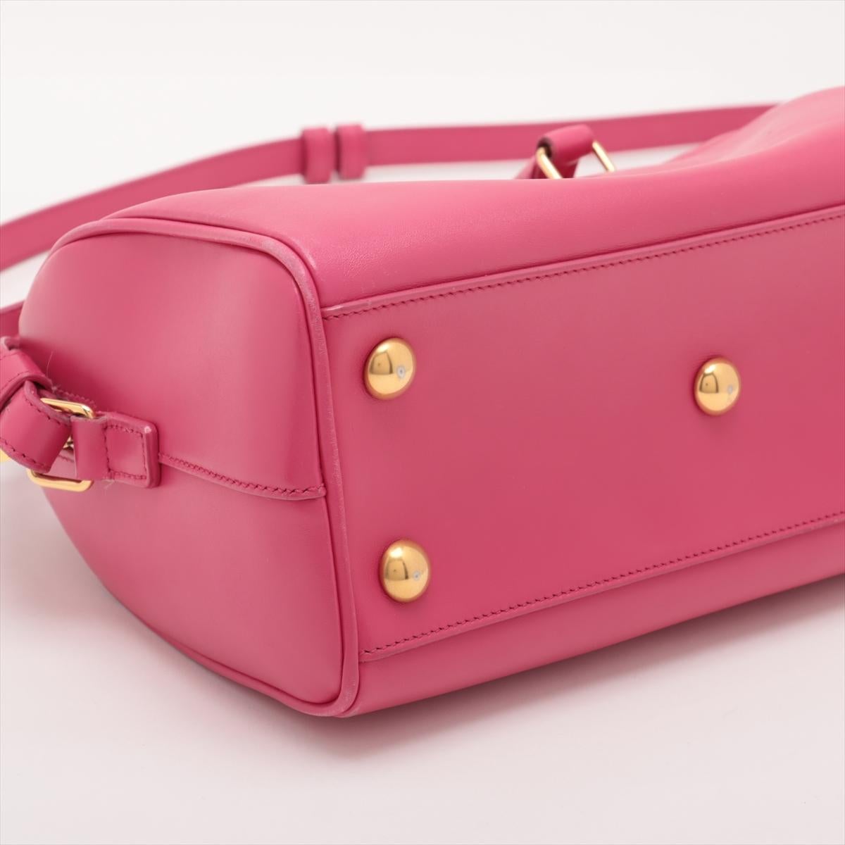  Saint Laurent Paris - Sac à main rose bigarré en cuir souple pour bébé Pour femmes 