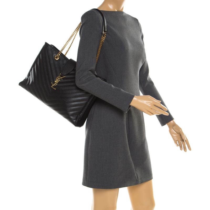 ysl monogram shopper tote