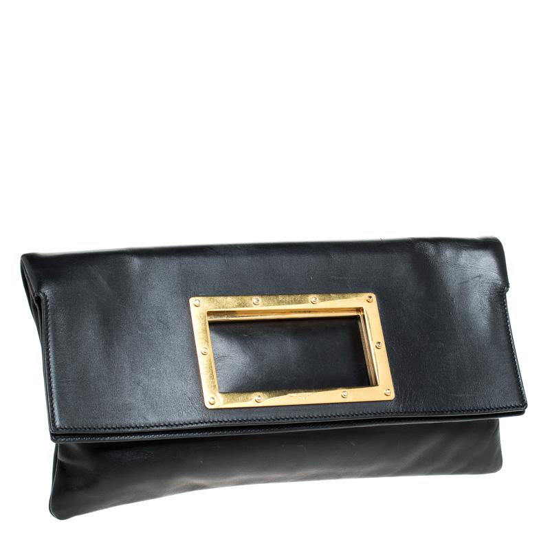 ysl flap clutch