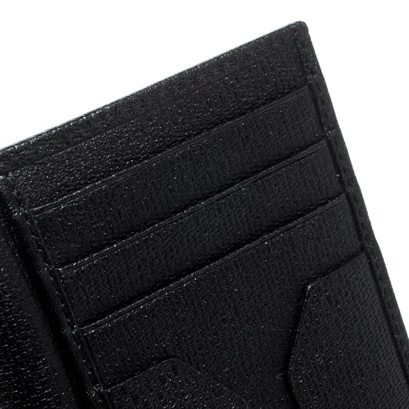 Saint Laurent Paris Black Leather Bifold Wallet 6