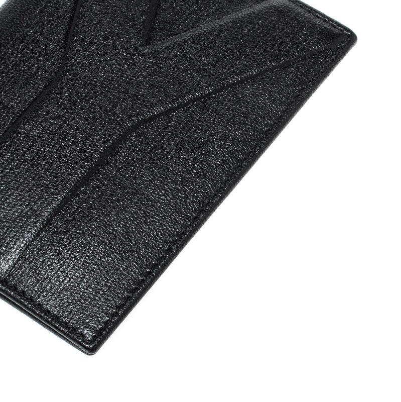 Saint Laurent Paris Black Leather Bifold Wallet 3