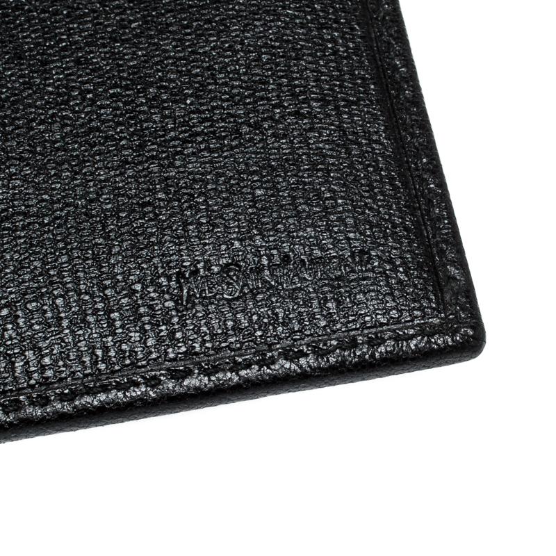 Saint Laurent Paris Black Leather Bifold Wallet 5