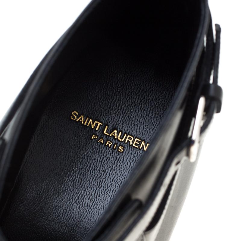 Saint Laurent Paris Black Leather Jodhpur Chelsea Boots Size 43.5 2
