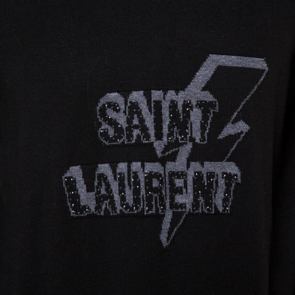 Saint laurent lightning bolt hoodie new arrivals