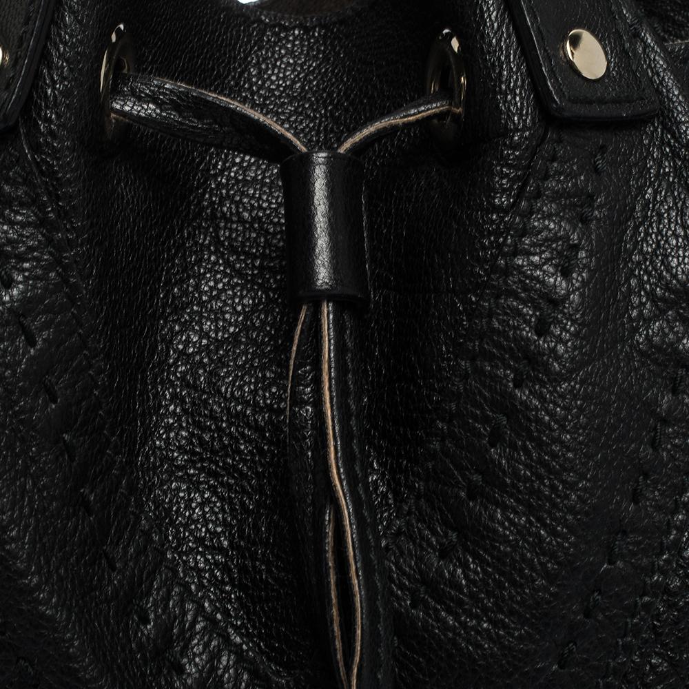 Saint Laurent Paris Black/Metallic Leather Reversible Double Sac Y Tote In Good Condition In Dubai, Al Qouz 2