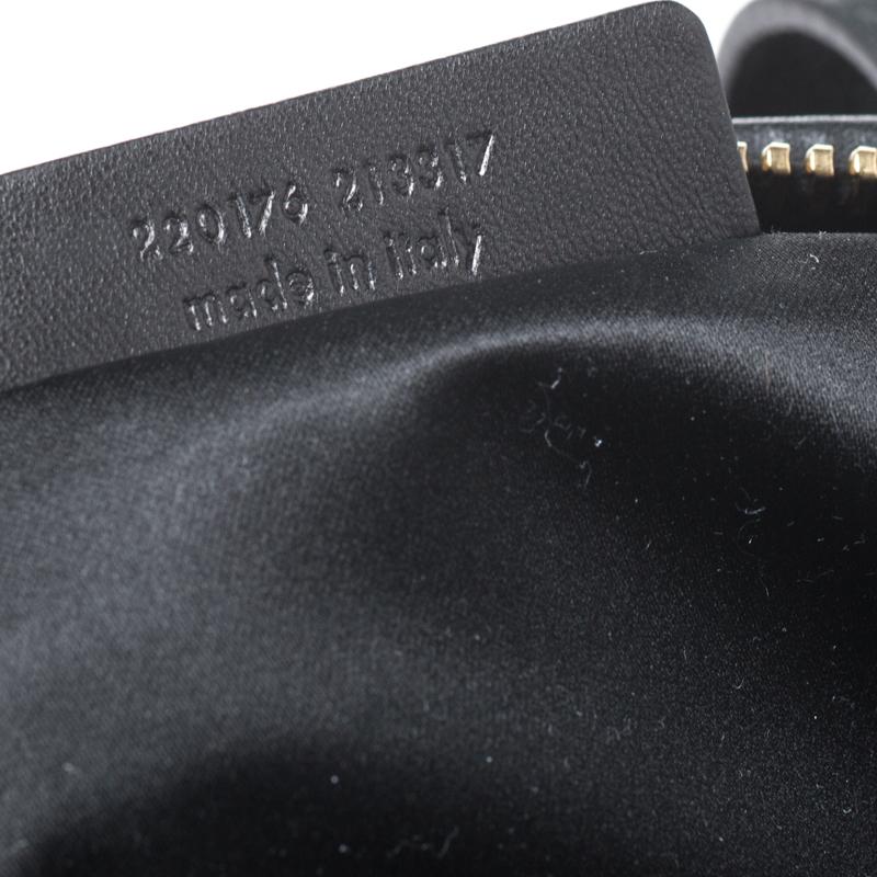Saint Laurent Paris Black Nylon and Leather Duffle Bag 3
