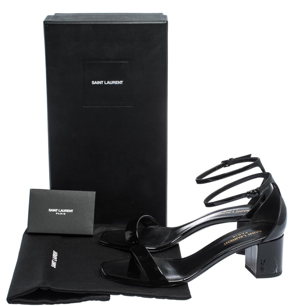 saint laurent loulou ankle strap sandal