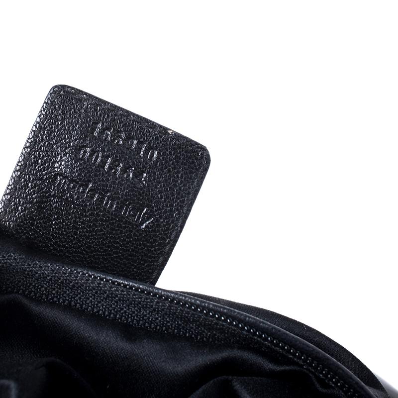 Saint Laurent Paris Black Suede and Patent Leather St. Tropez Shoulder Bag 6