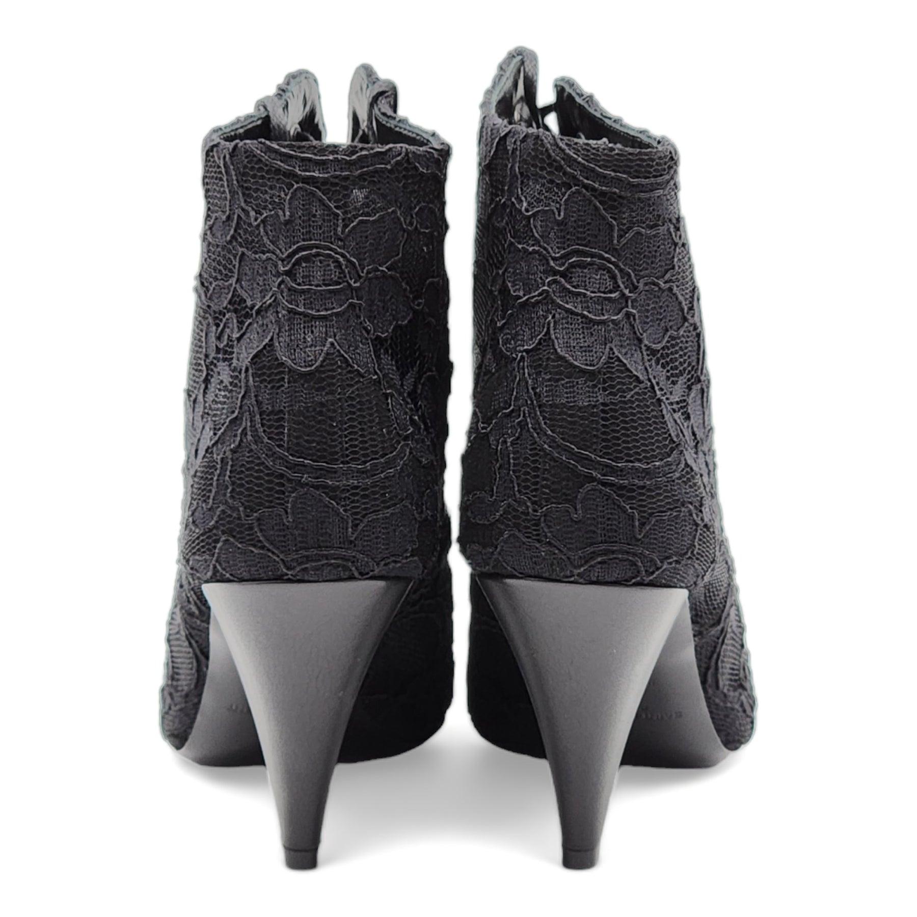 Botines Saint Laurent Paris Blaze Kiki Negro en venta