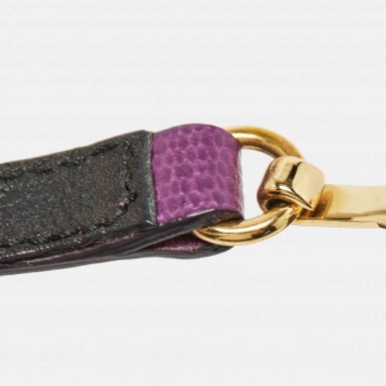 Bracciale Saint Laurent Paris in pelle color oro in vendita 1