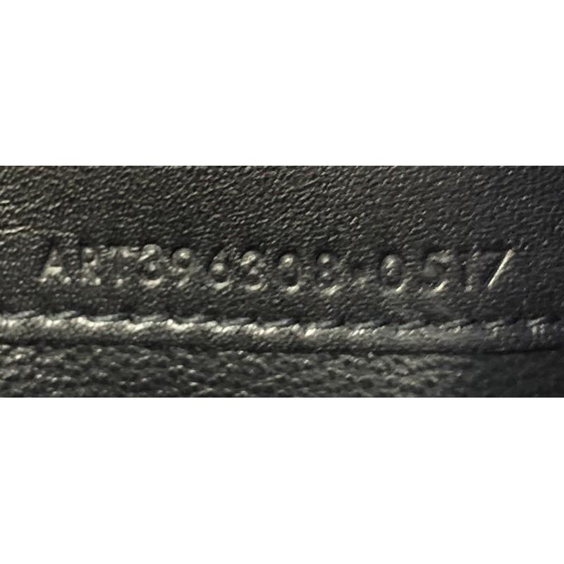 Saint Laurent Paris Continental Wallet Crocodile Embossed Leather In Good Condition In NY, NY