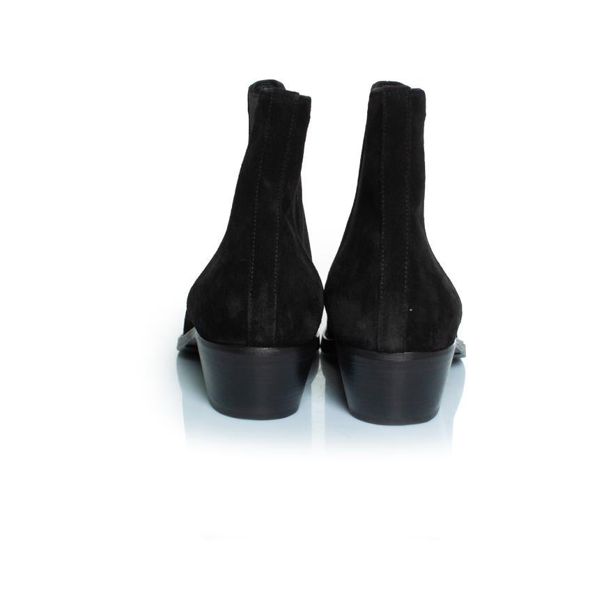 Saint Laurent, Paris Dakota Chelsea-Stiefel aus Wildleder im Angebot 1