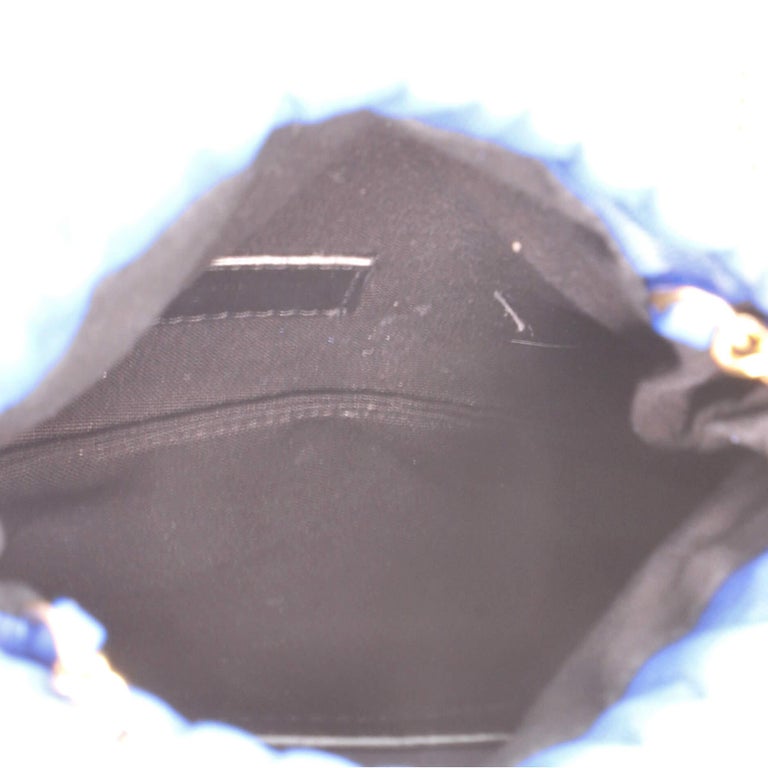 Saint Laurent Paris Drawstring Crossbody Pouch Leather For Sale at 1stDibs