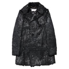 Saint Laurent Paris  FW15 Runway Fur Coat