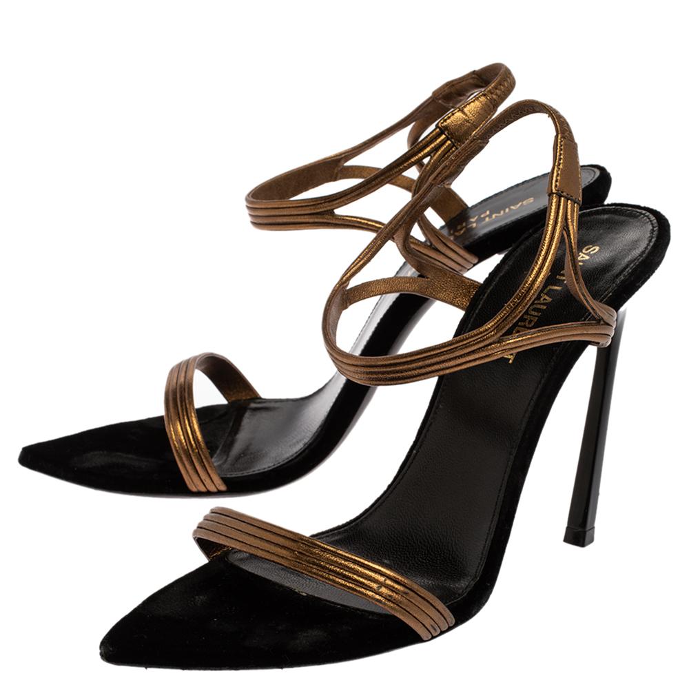Saint laurent talitha sandal on sale