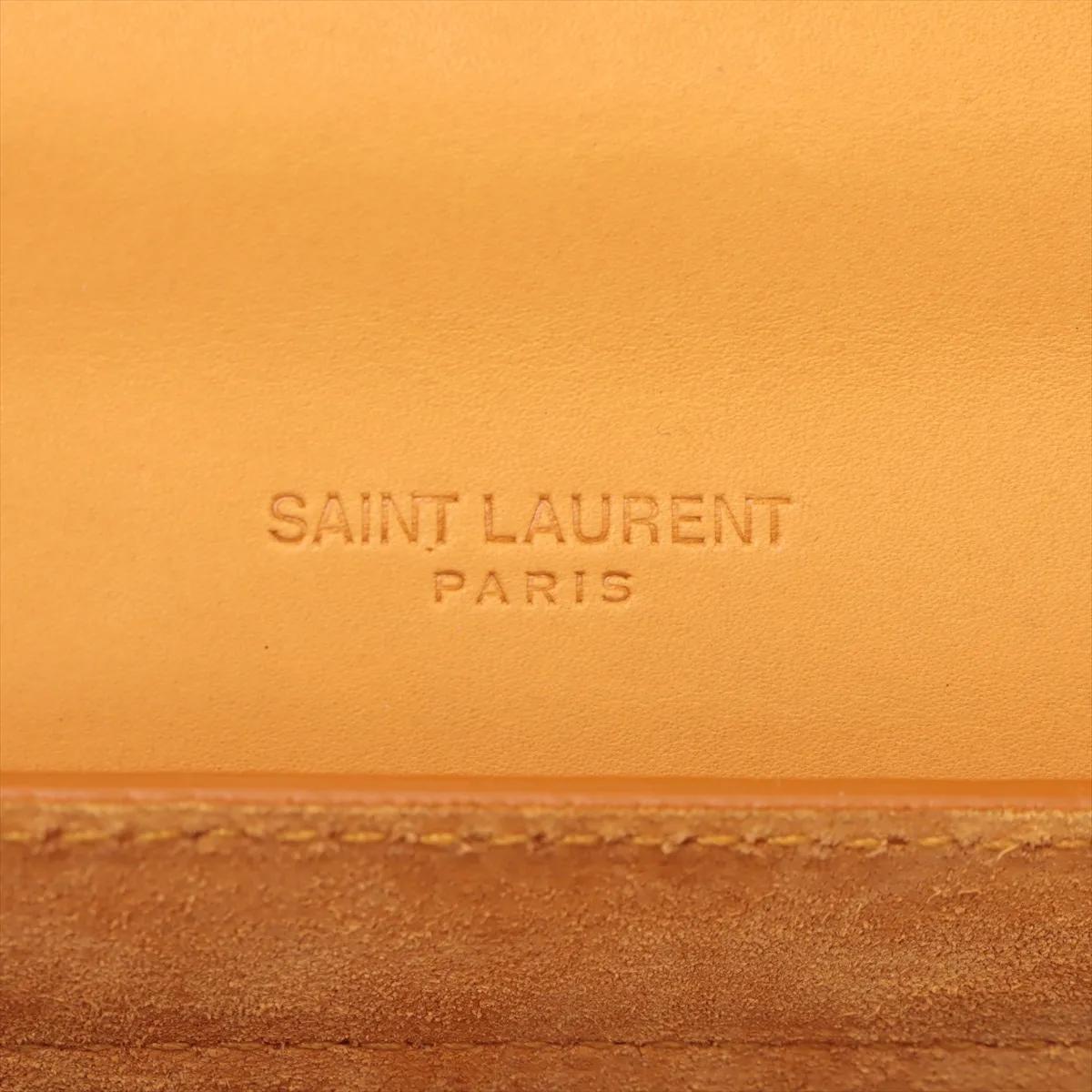 *Saint Laurent Paris - Borsa a tracolla in pelle Kaia - Giallo in vendita 6
