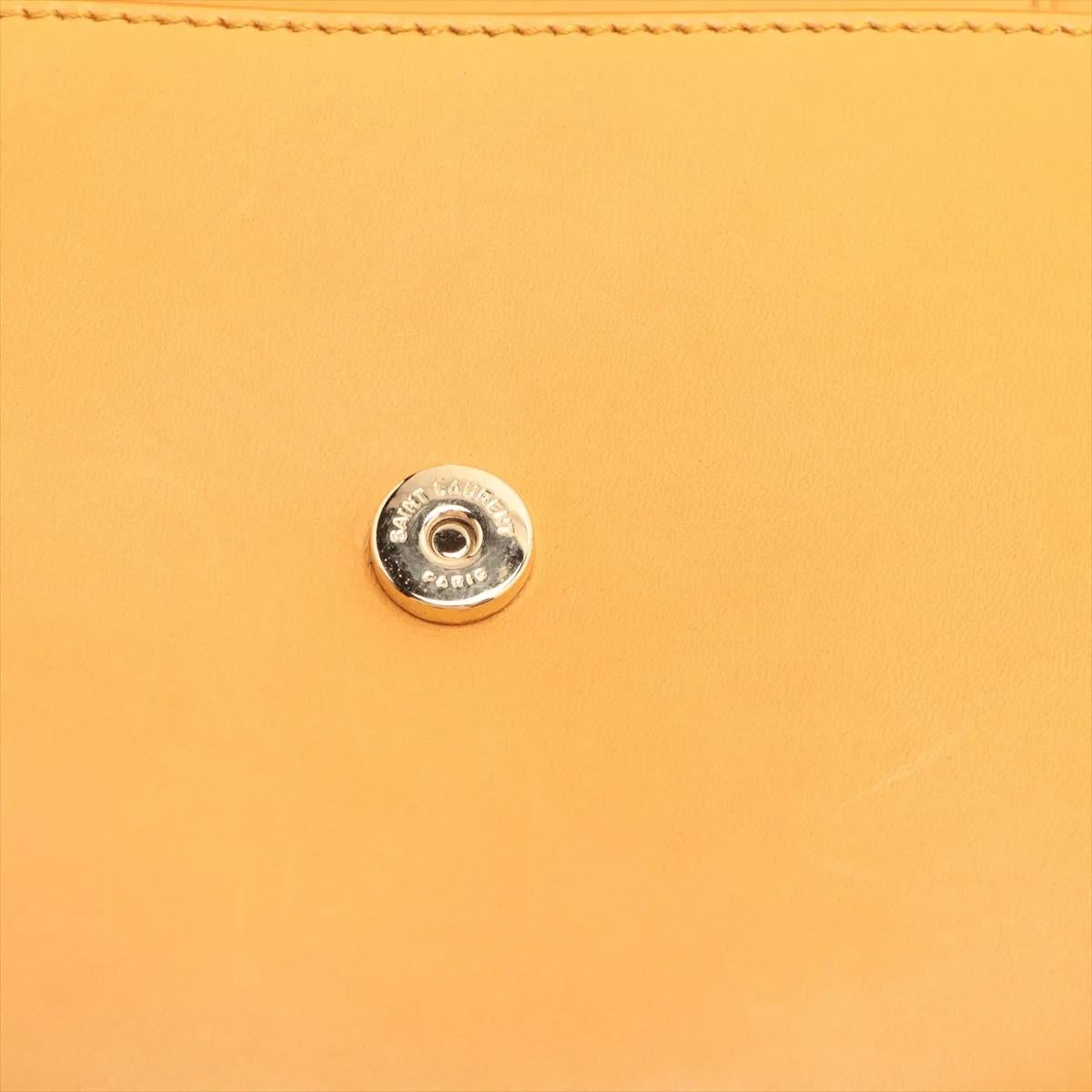 *Saint Laurent Paris - Borsa a tracolla in pelle Kaia - Giallo in vendita 7
