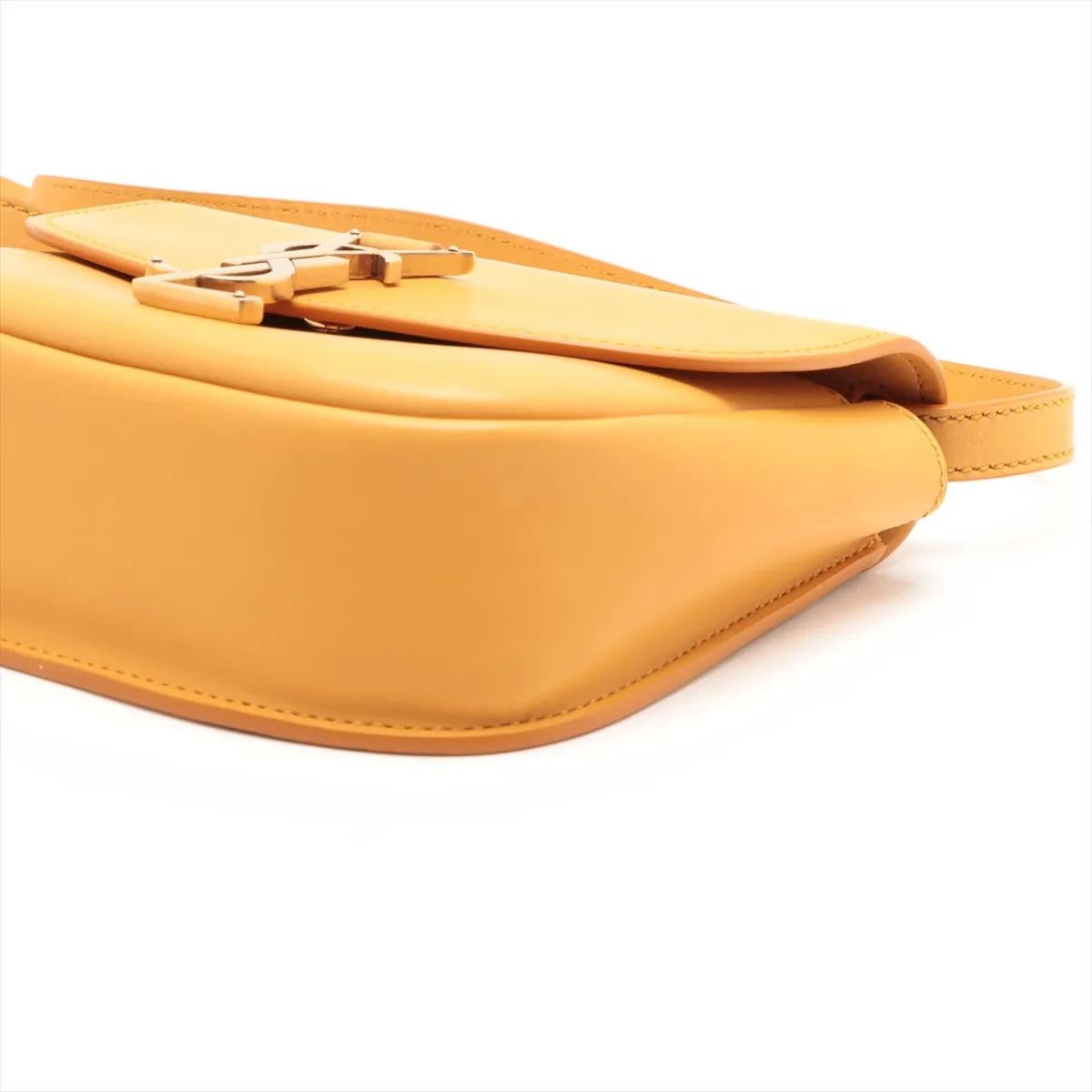 Donna *Saint Laurent Paris - Borsa a tracolla in pelle Kaia - Giallo in vendita