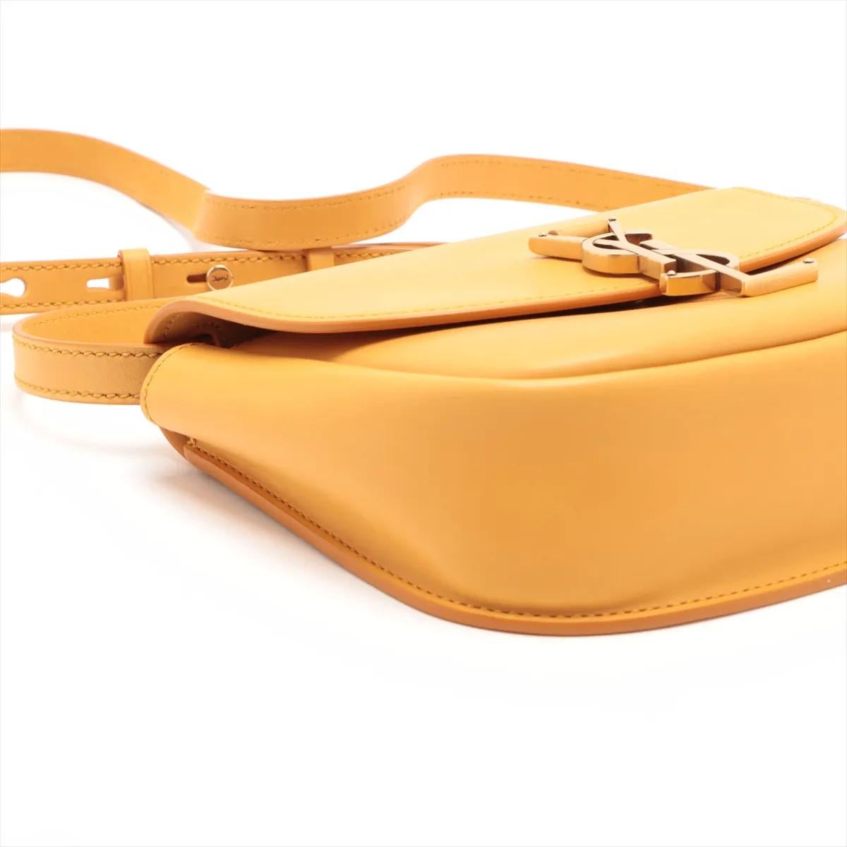 *Saint Laurent Paris - Borsa a tracolla in pelle Kaia - Giallo in vendita 1