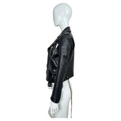 Saint Laurent Paris leather biker jacket