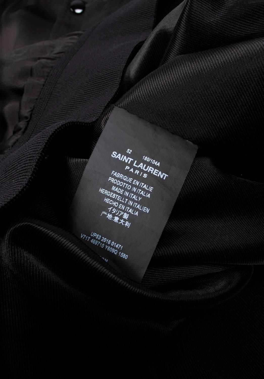 Saint Laurent Paris Men Jacket Moon Bomber Size ITA52/Large im Angebot 3