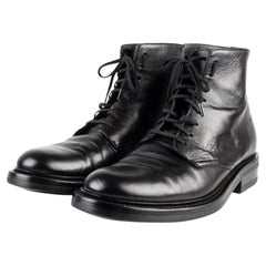Saint Laurent Paris Men Shoes Miliary Boots Size EUR41, USA 7 ½, S563