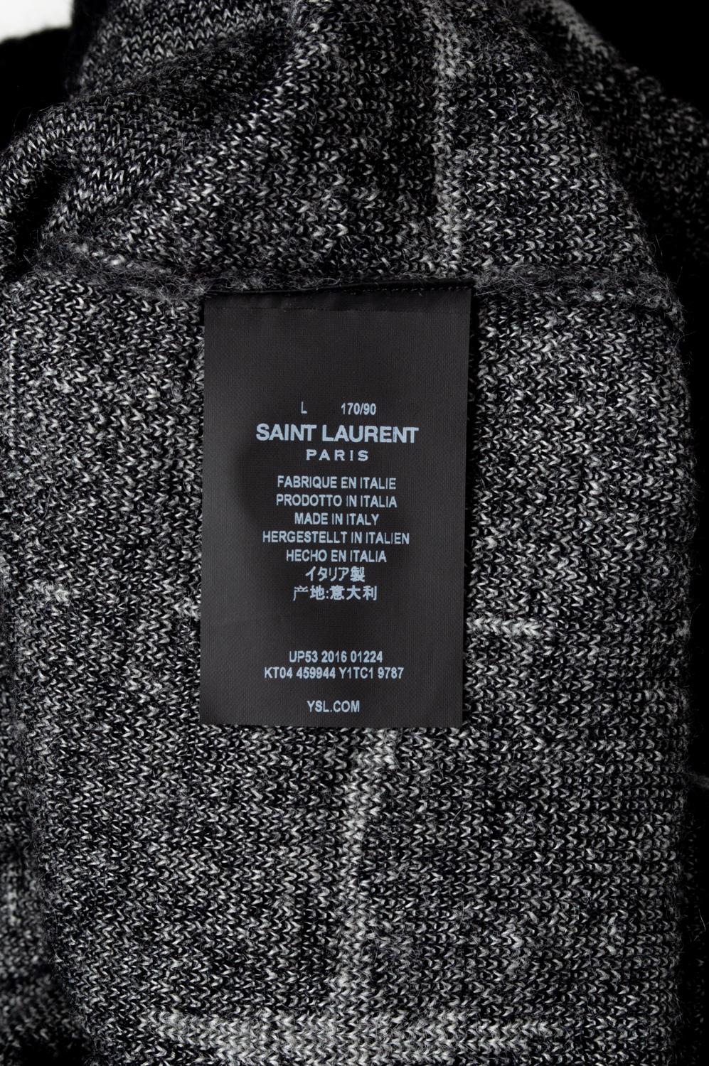  Saint Laurent Paris Men Sweater Size Large, S588 For Sale 2