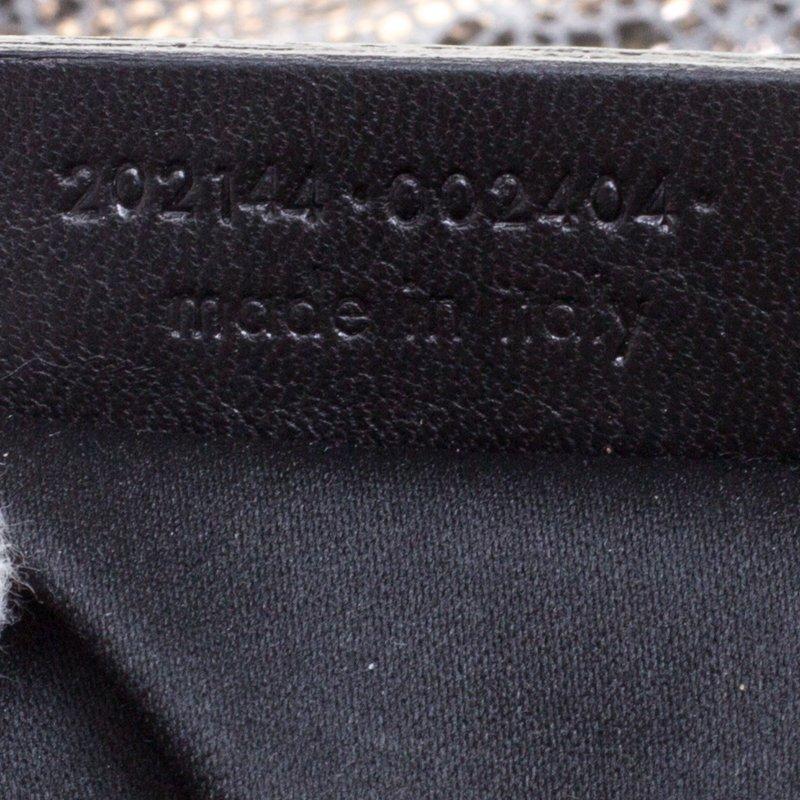 Saint Laurent Paris Metallic Grey Leather Emma Chain Shoulder Bag 1