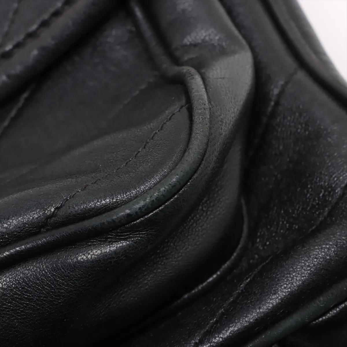 Saint Laurent Paris Niki Borsa a tracolla con catena in pelle nera 9