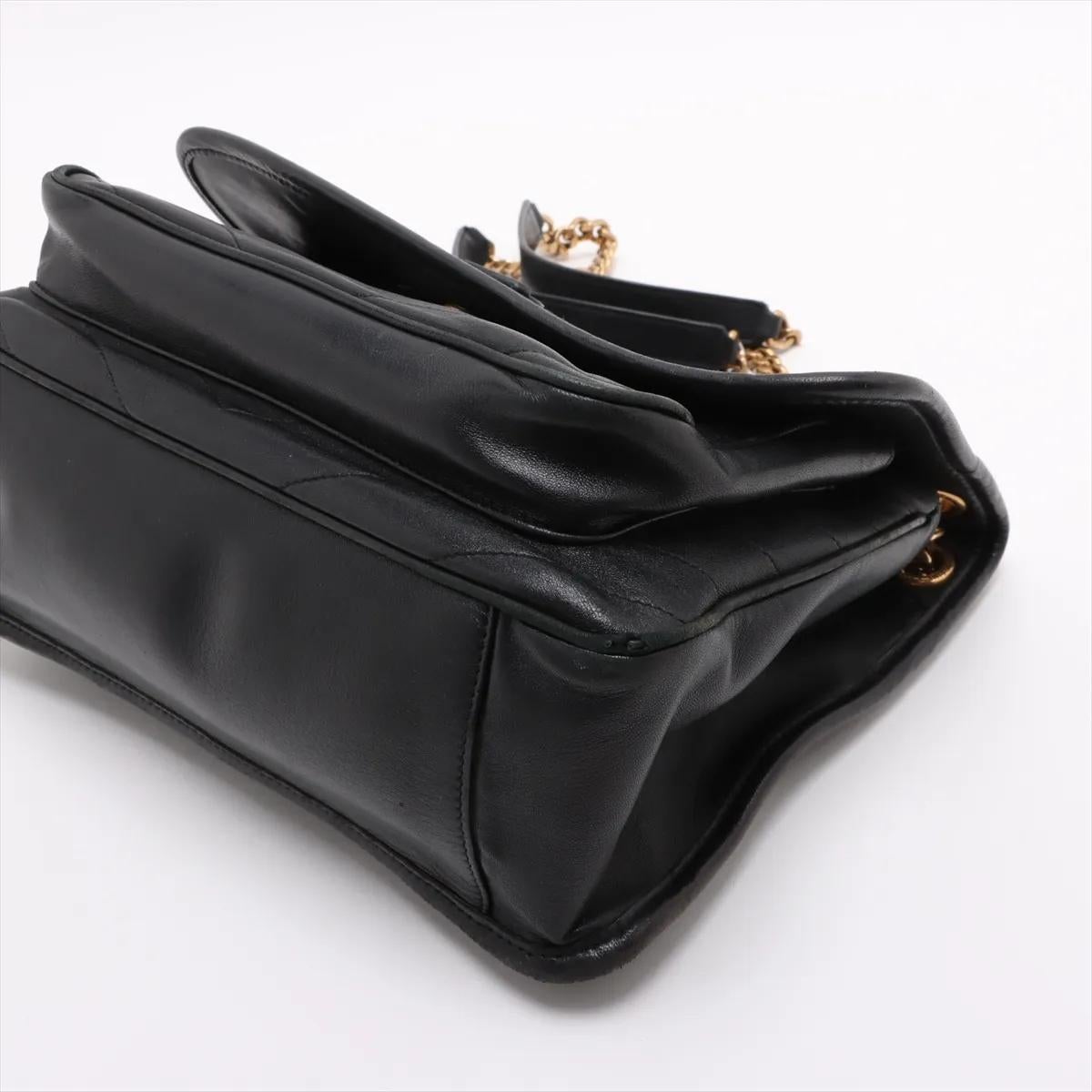 Saint Laurent Paris Niki Borsa a tracolla con catena in pelle nera In condizioni buone a Indianapolis, IN