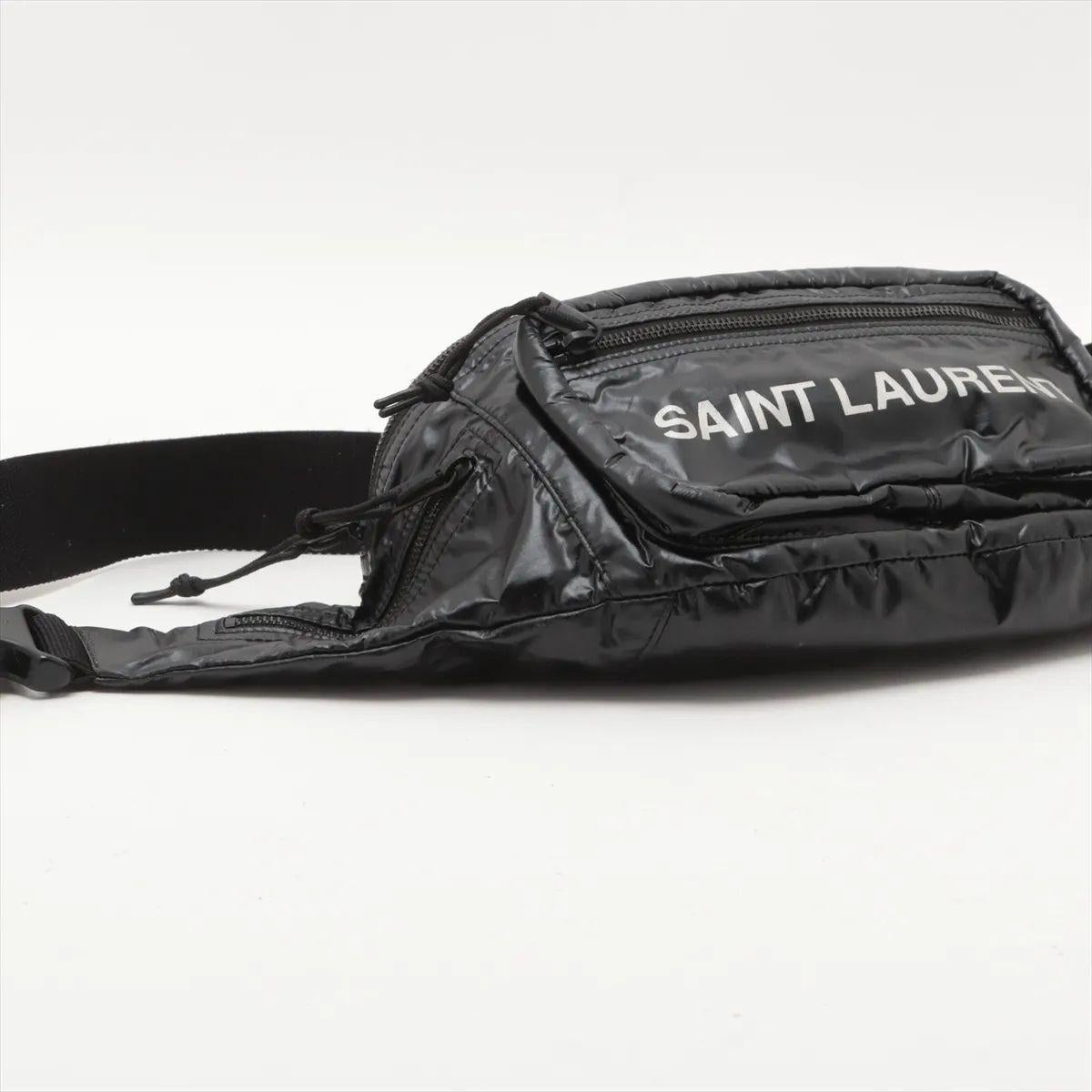 Saint Laurent Paris Nuxx Sling Bumbag Black For Sale 1