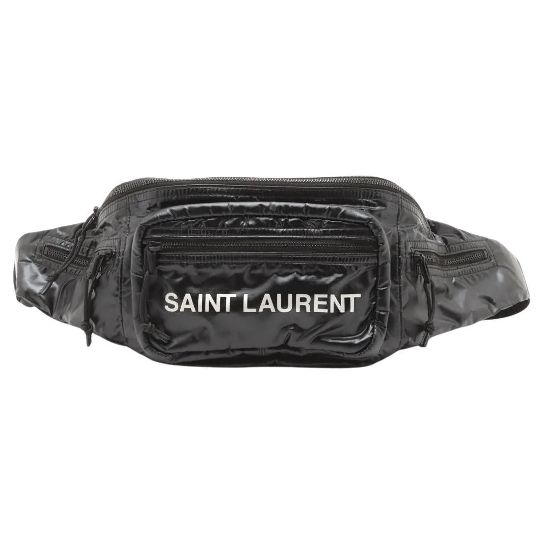 Saint Laurent Paris Nuxx Sling Bumbag Black For Sale