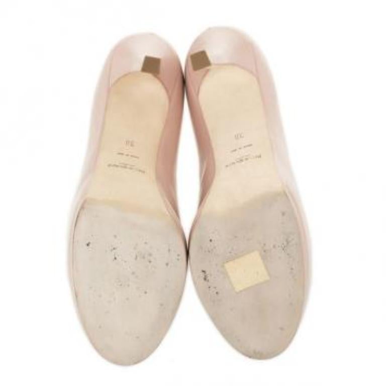 Saint Laurent Paris - Escarpins à plateforme en cuir rose Tribtoo - Taille 38 en vente 1