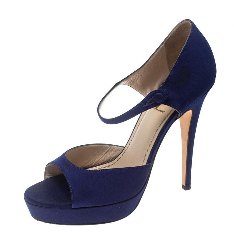 saint laurent open toe heels