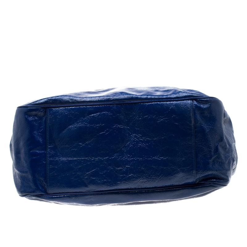 royal blue coach purse