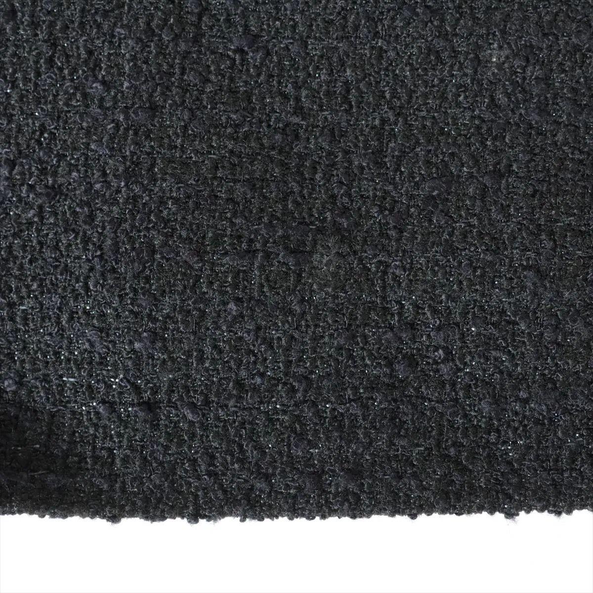 Saint Laurent Paris Tweed Sleeveless Mini Dress Black For Sale 5