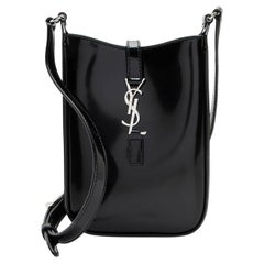 Saint Laurent Patent Leather Monogram Le 5 A 7 Vertical Mini Crossbodyy